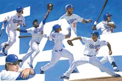 LOS ANGELES DODGERS 2014 COLLAGE Poster
