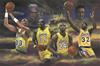 LOS ANGELES LAKERS LEGENDS Poster
