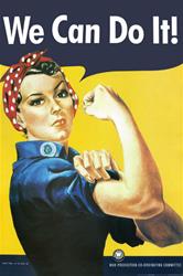 WE CAN DO IT - ROSIE THE RIVETER Poster